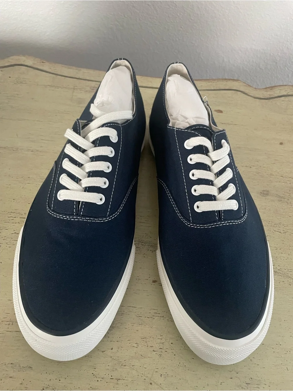 Sperry® CVO reissue deck sneakers in Navy Size 8 1/2 M NWOB $90 CT126